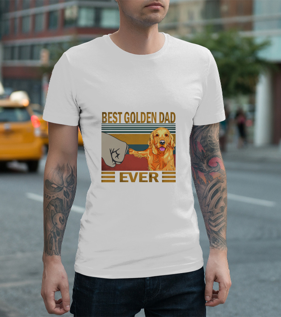 Best Golden Dad Ever T-Shirt