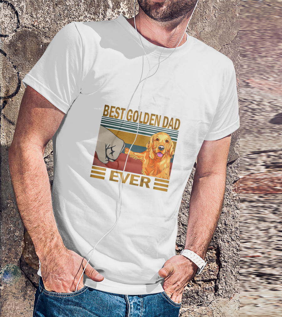Best Golden Dad Ever T-Shirt