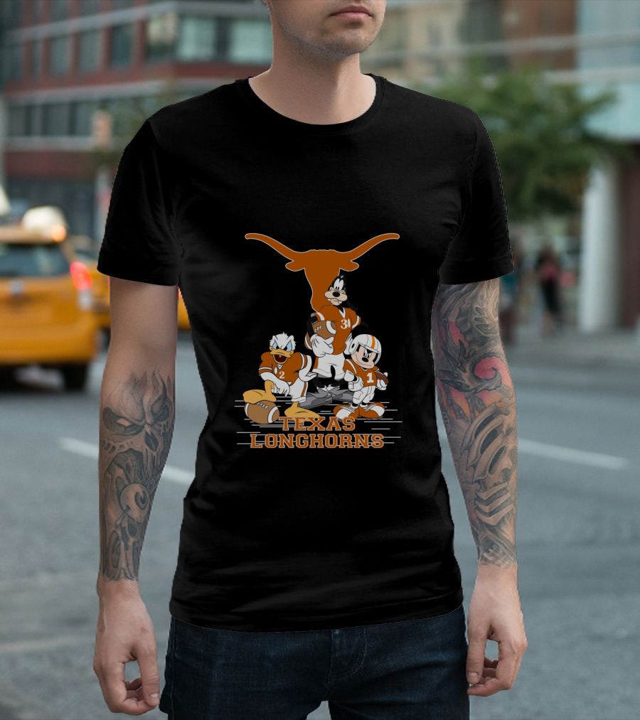 Texas Longhorns Football Characters T-Shirt