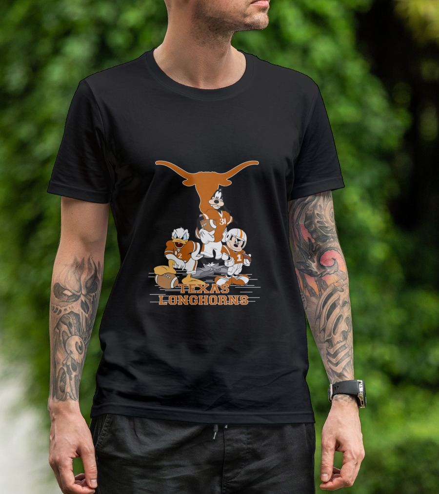 Texas Longhorns Football Characters T-Shirt