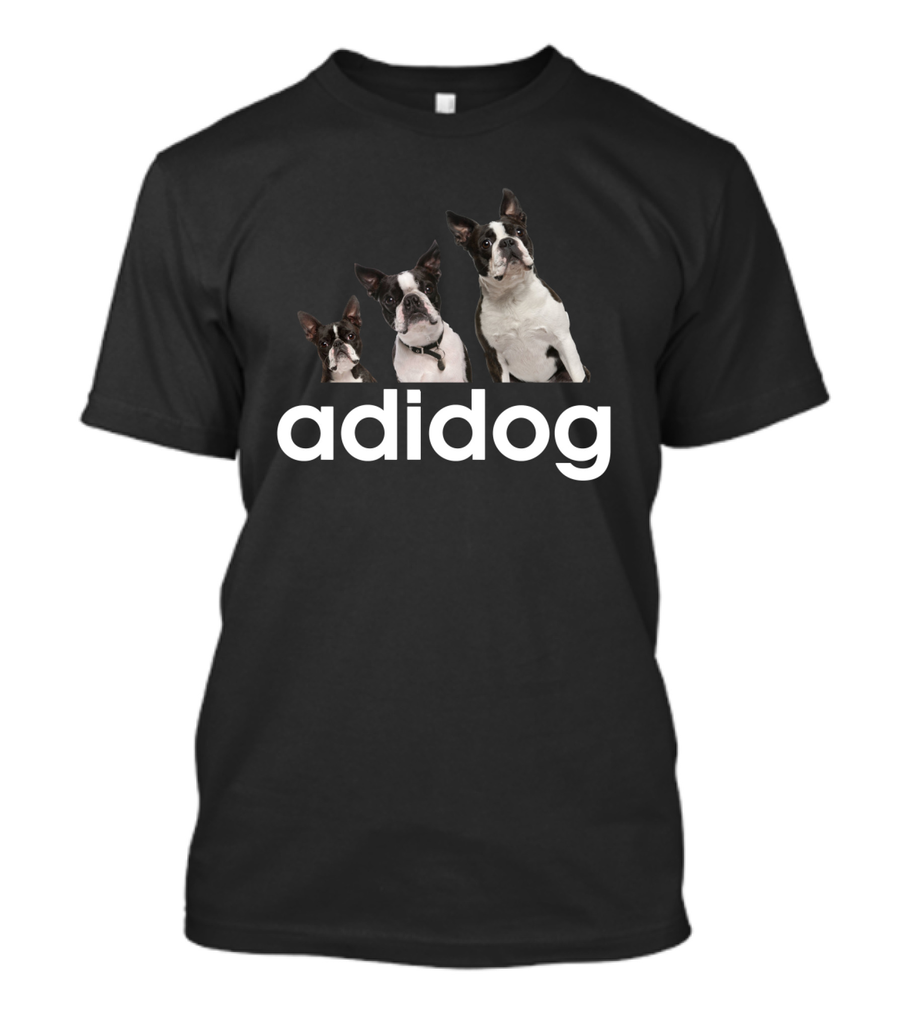 Adidog Boston Terriers Playful T-Shirt
