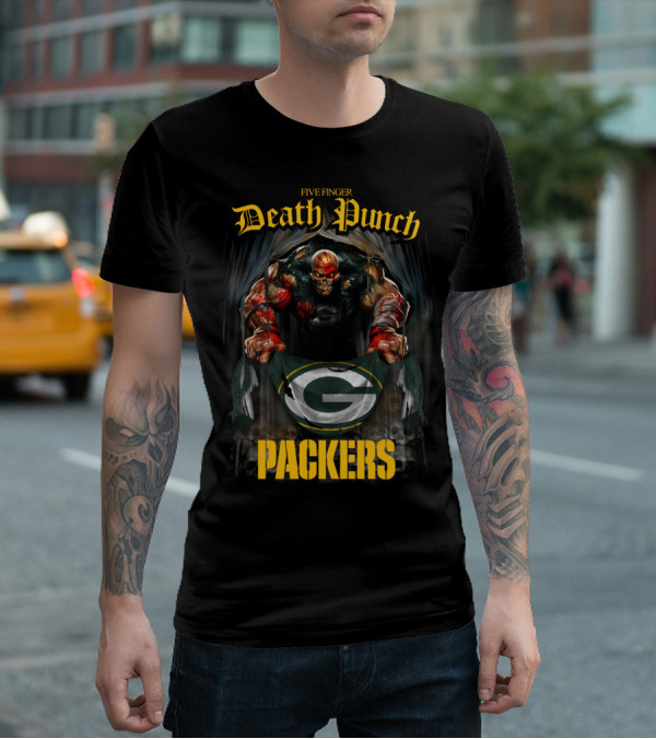Five Finger Death Punch Green Bay Packers T-Shirt