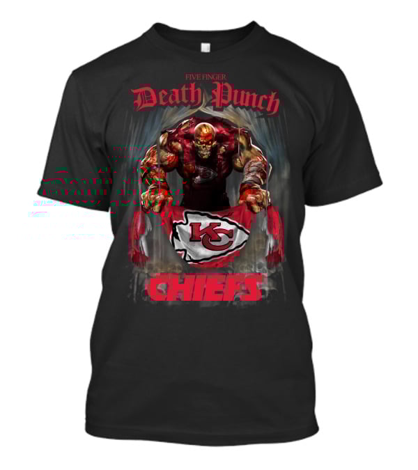 Five Finger Death Punch Kansas City Chiefs Chiefs T-Shirt