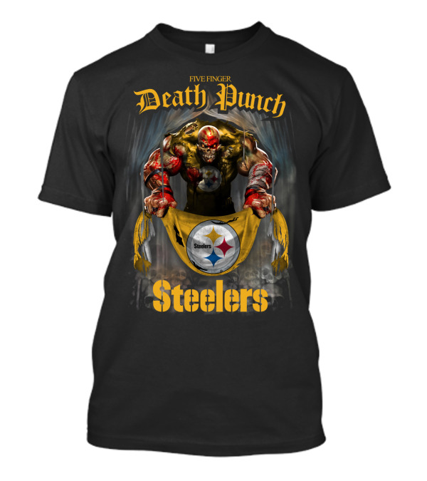 Five Finger Death Punch Steelers Pittsburgh FFDP2802 T-Shirt
