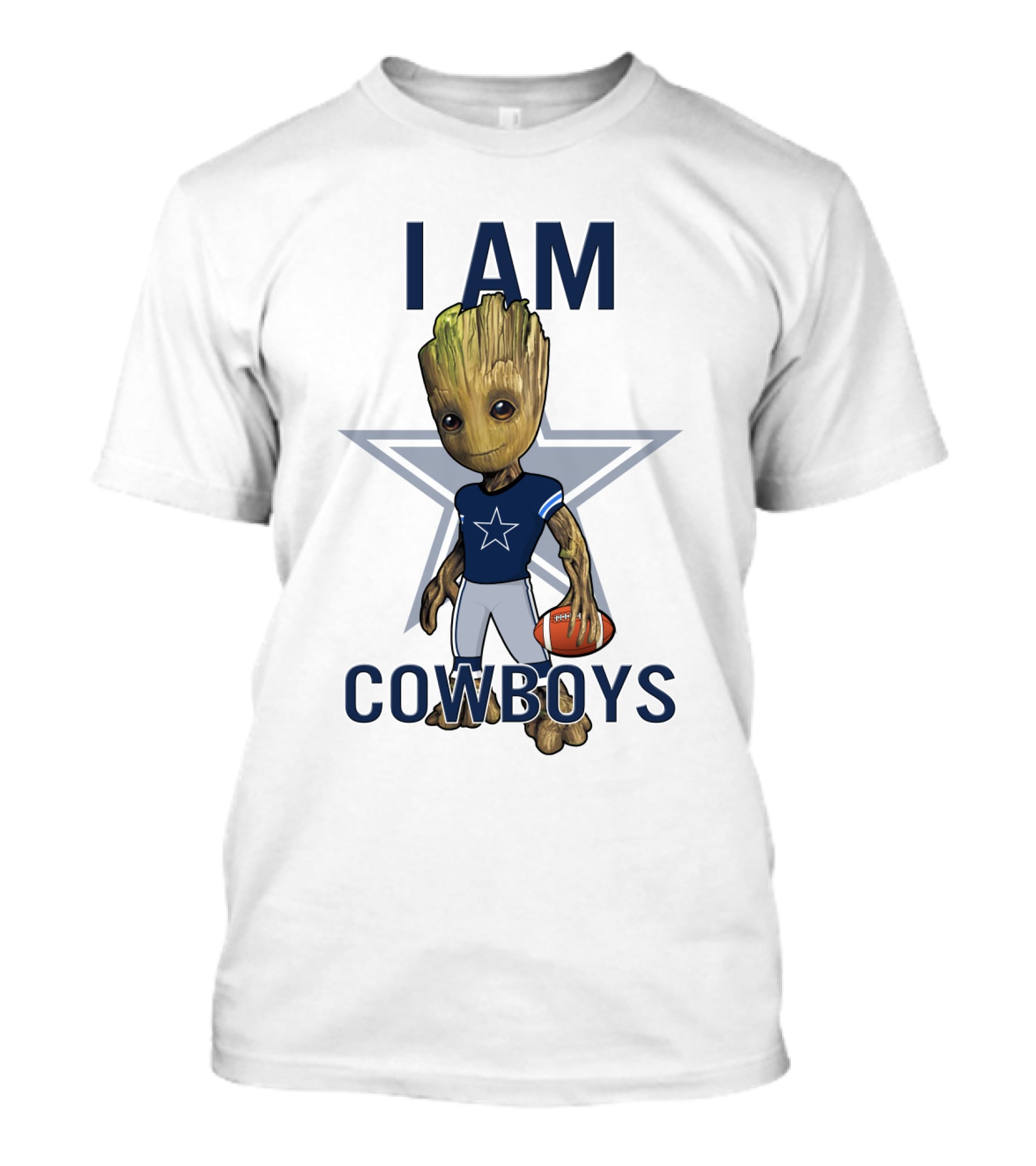 I Am Groot Cowboys Football Dallas Star T-Shirt
