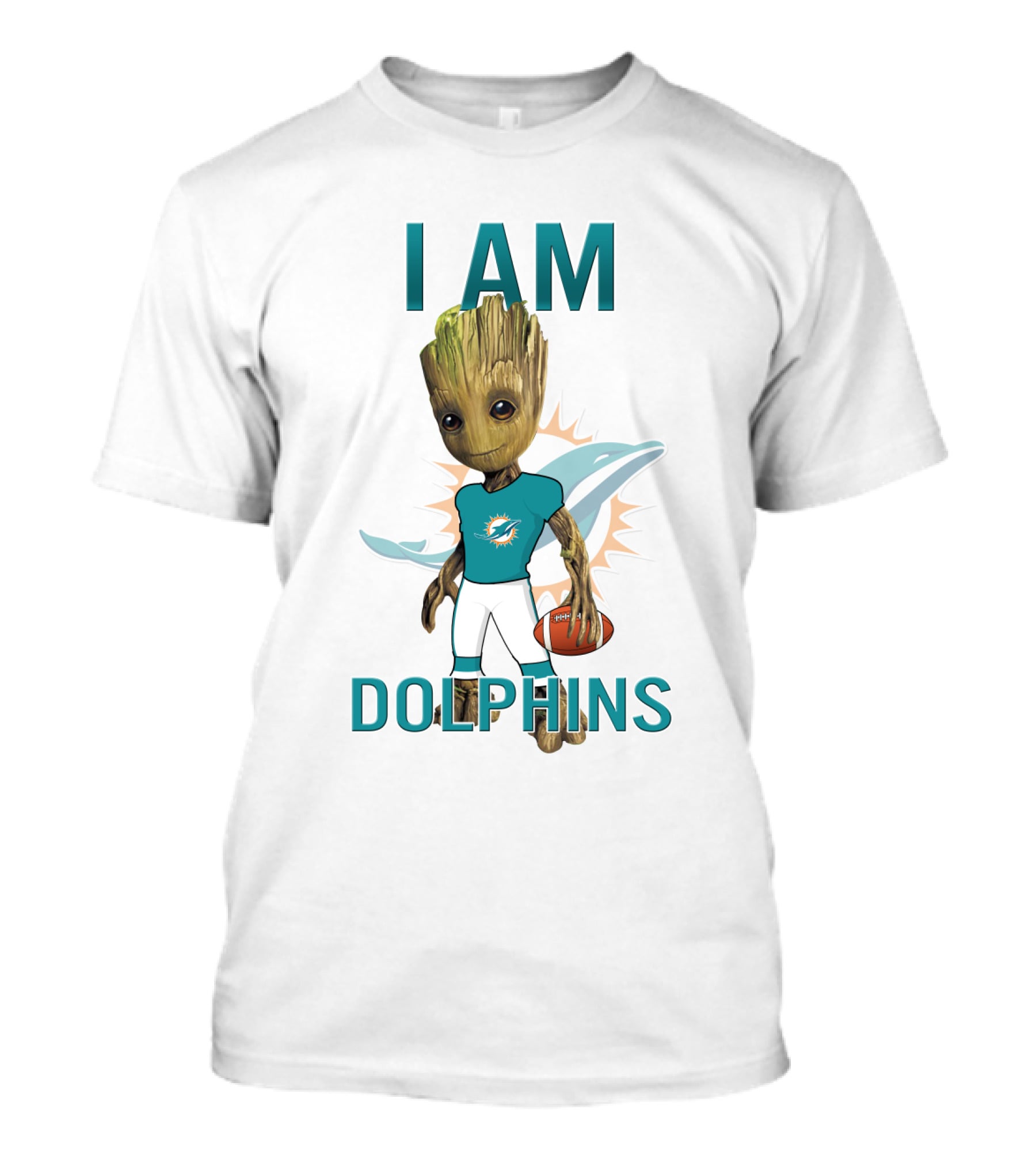 I Am Groot Dolphins T-Shirt
