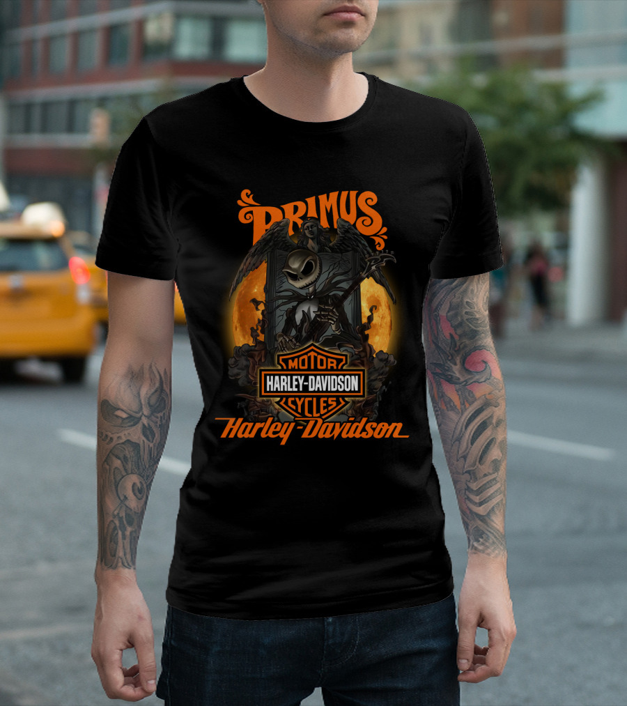 Primus Harley Davidson Motor Cycles 1212 Halo T-Shirt