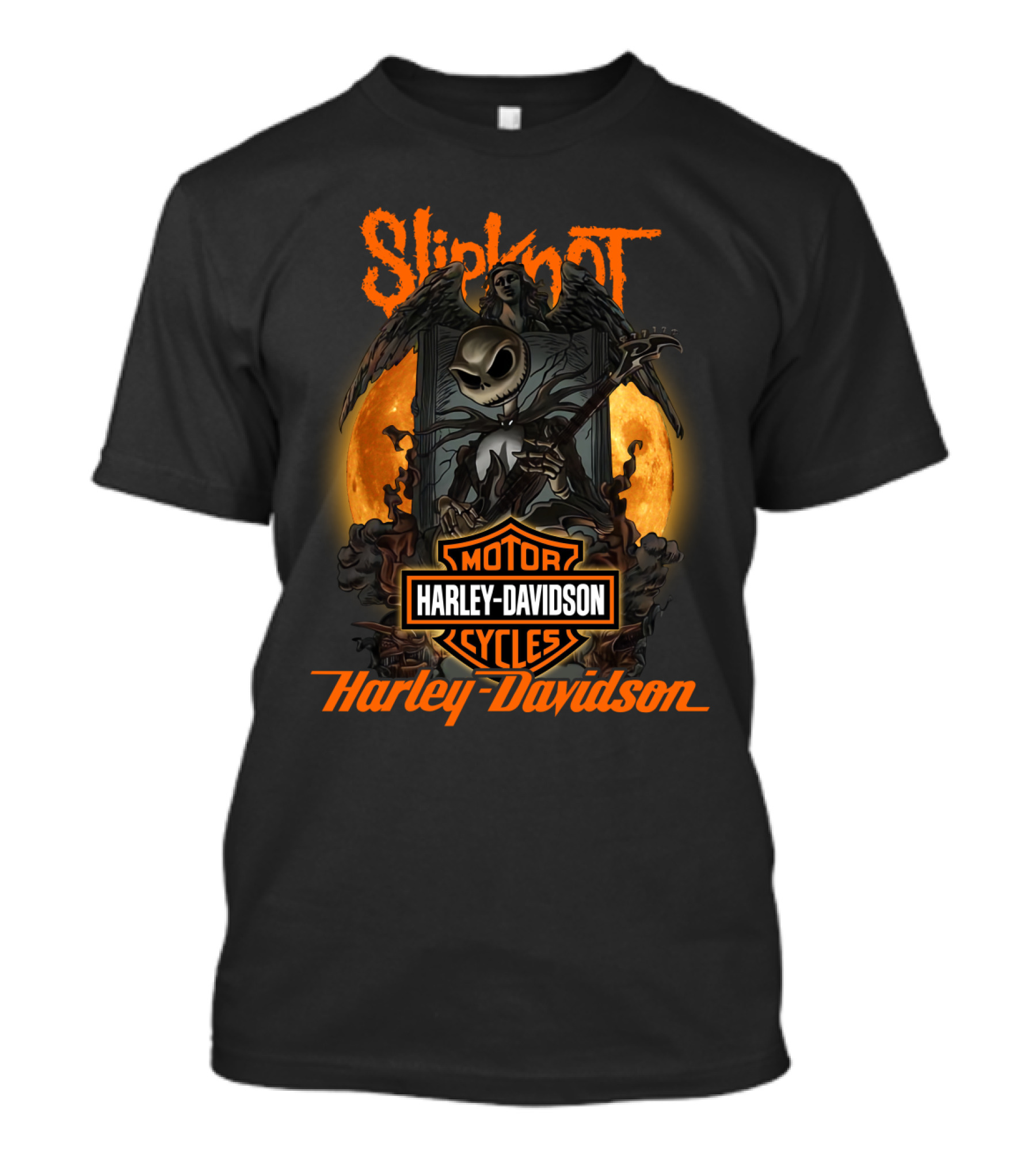 Slipknot Harley Davidson Motor Cycles Halo 1212 T-Shirt