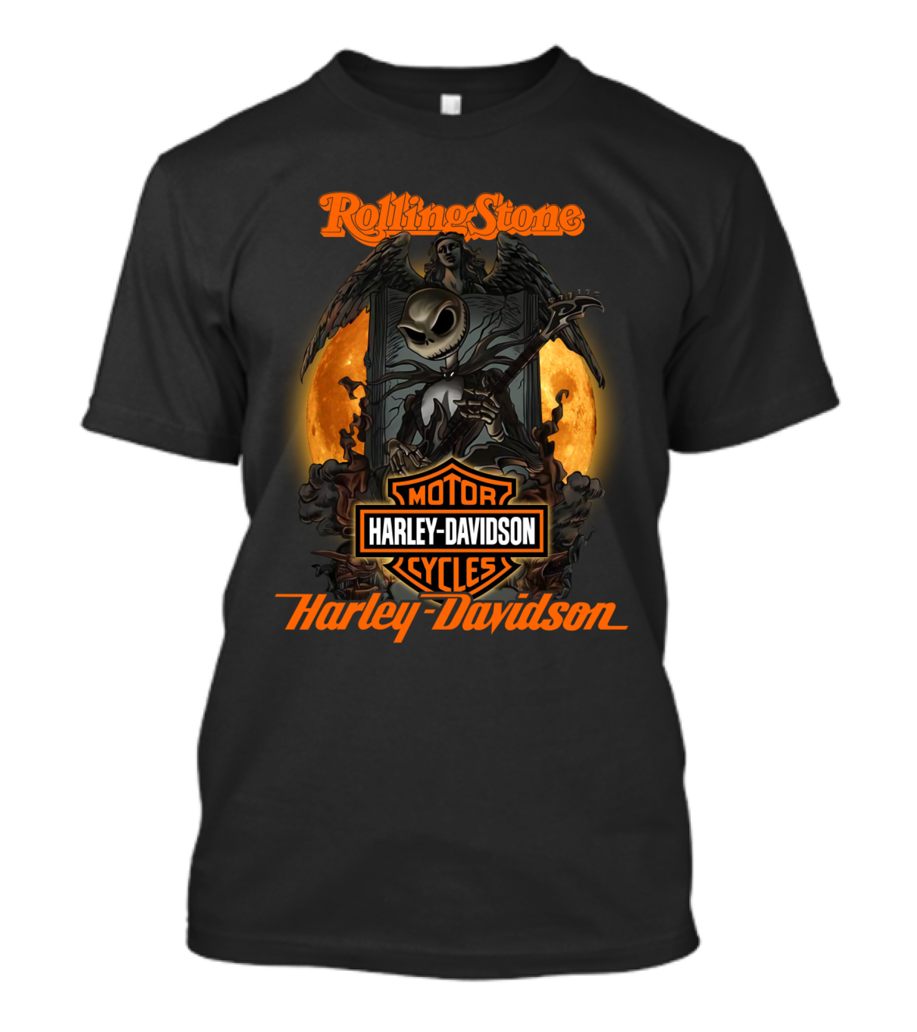 Rolling Stone Harley Davidson Motor Cycles Halo 1212 T-Shirt