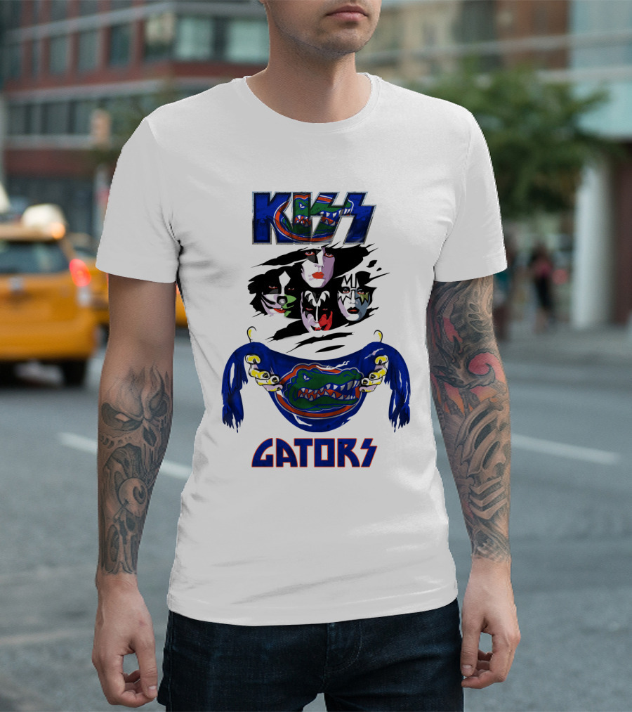 KISS Florida Gators Band Crossover T-Shirt