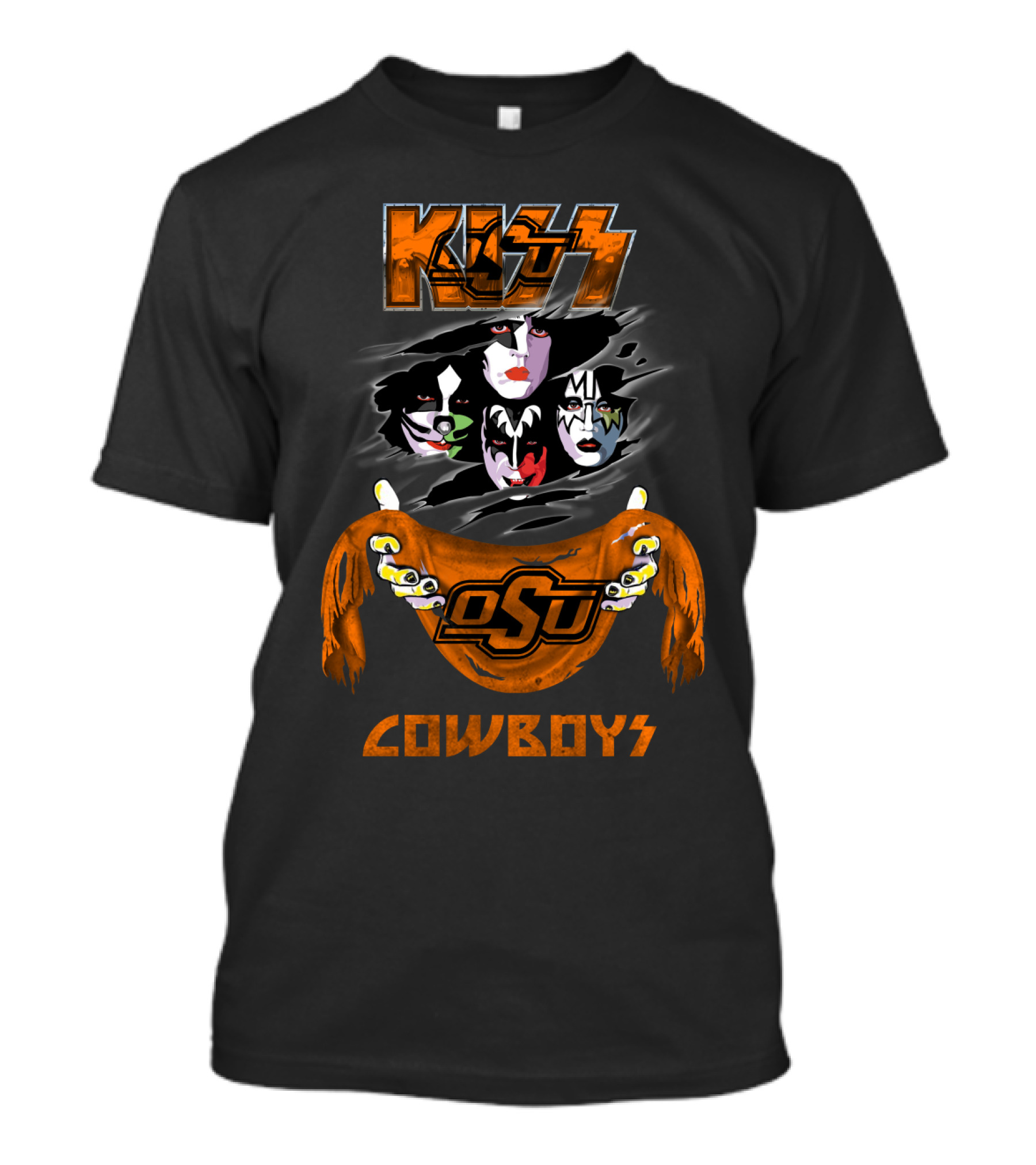 KISS OSU Cowboys Ncaa Oklahoma State T-Shirt