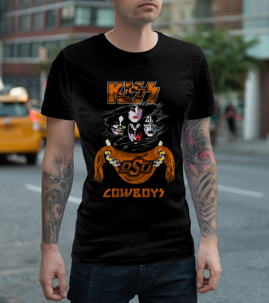 KISS OSU Cowboys Ncaa Oklahoma State T-Shirt