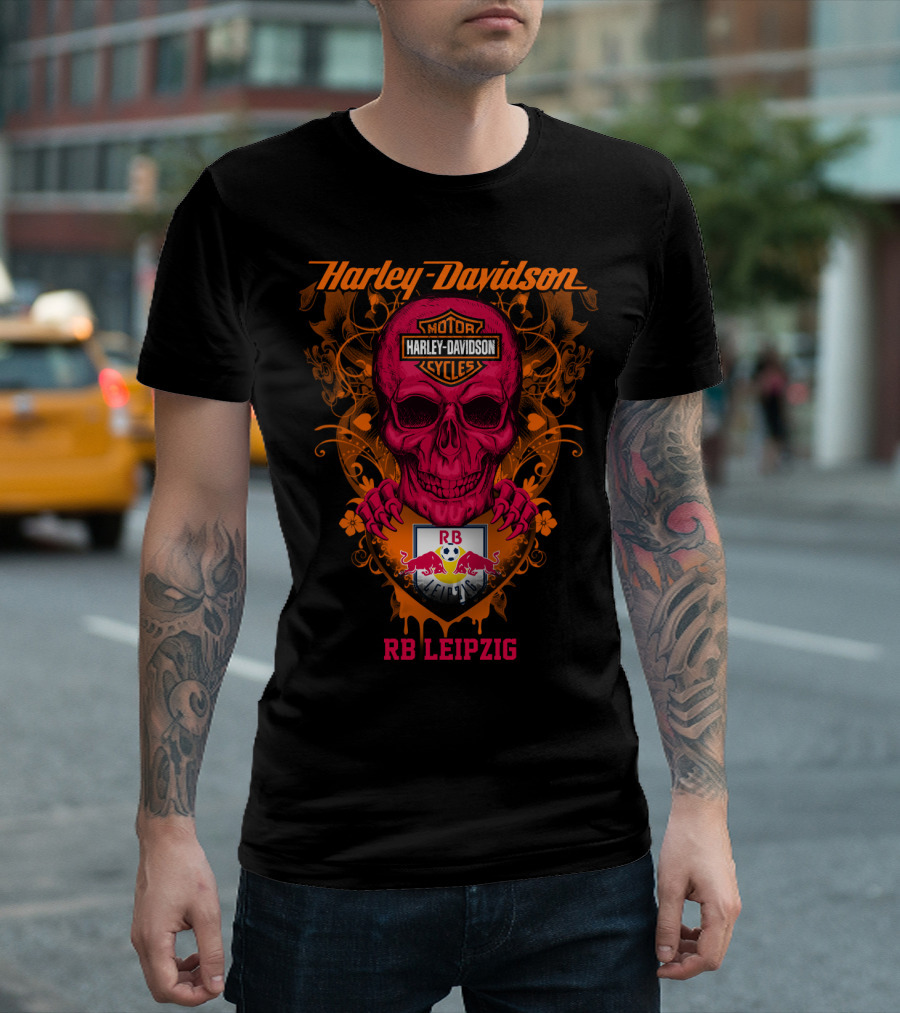 Harley Davidson Rb Leipzig Skull T-Shirt