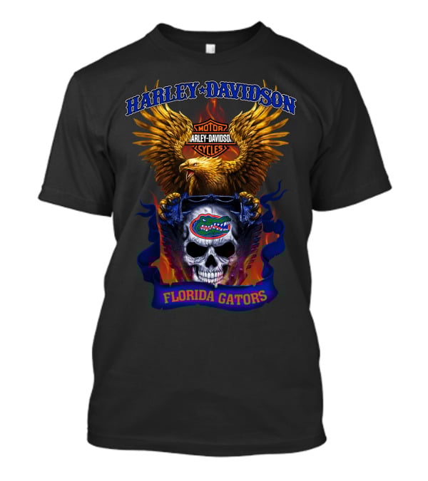Harley Davidson Motor Cycles Florida Gators T-Shirt