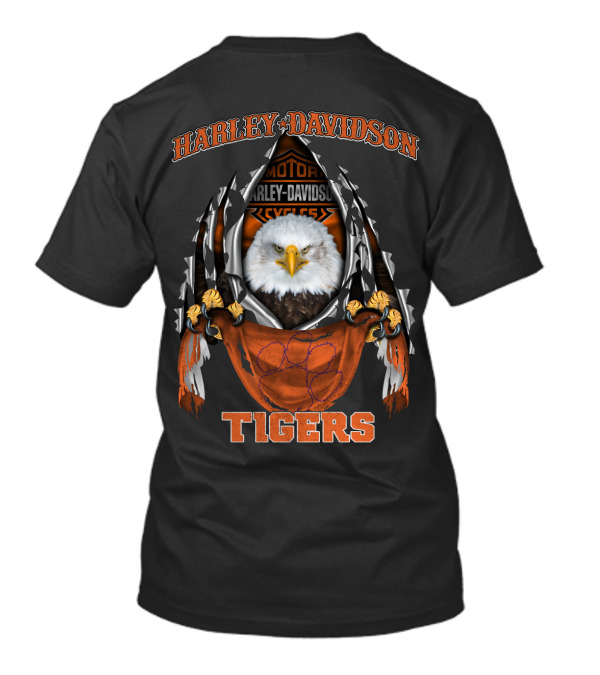 Harley Davidson Tigers Eagle Motor Harley Davidson Cycles T-Shirt