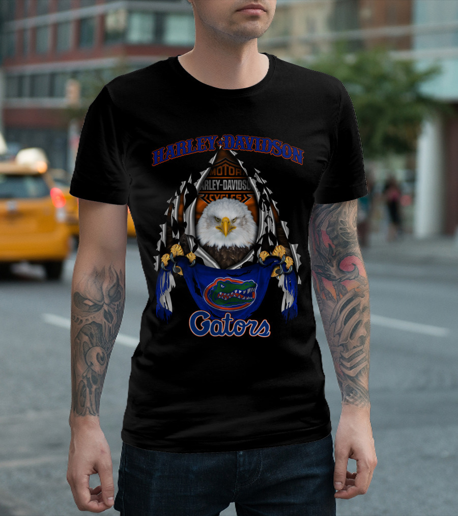 Harley Davidson Florida Gators Eagle T-Shirt