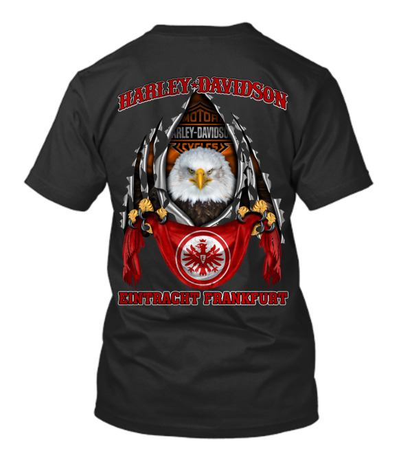 Harley Davidson Motorcycles Eintracht Frankfurt Eagle T-Shirt