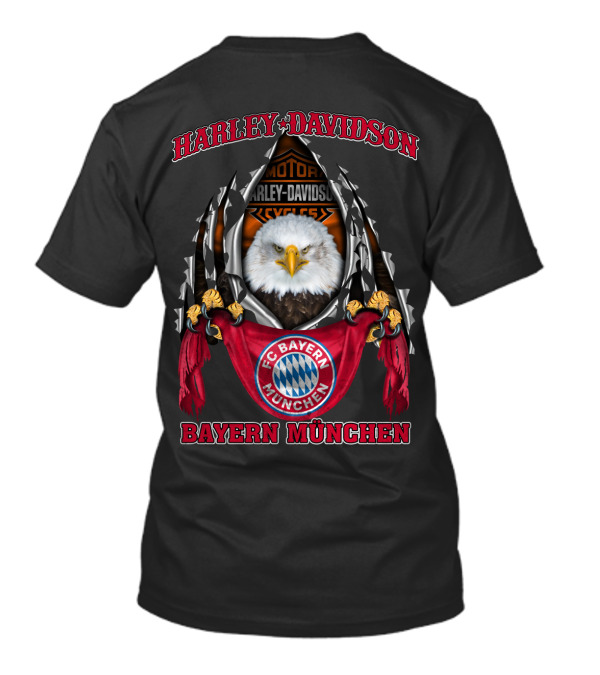 Harley Davidson Fc Bayern München Eagle Motorcycles 31.03 Ger T-Shirt