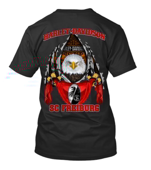 Harley Davidson Motorcycles Sc Freiburg Eagle T-Shirt