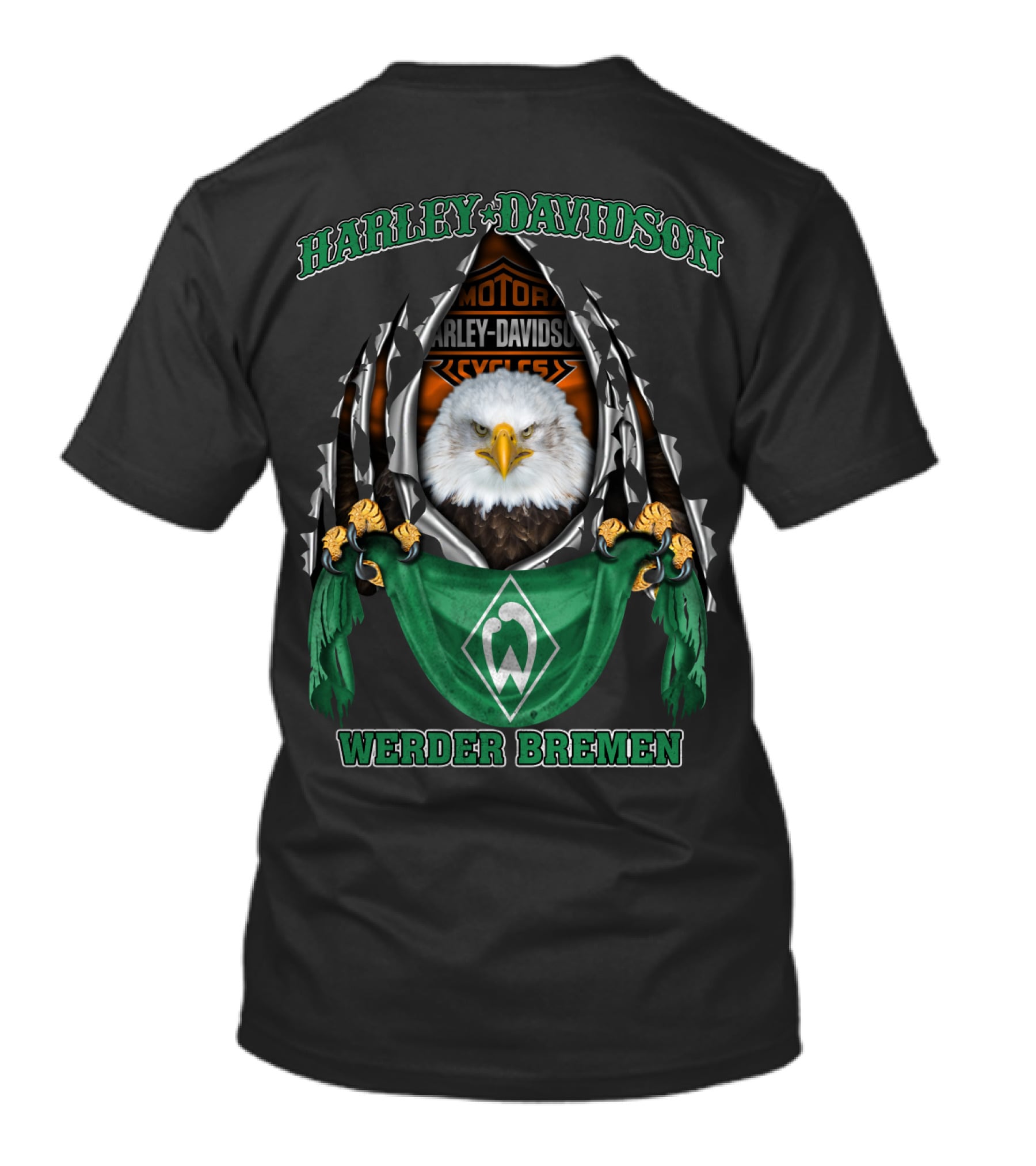 Harley Davidson Eagle Motor Cycles Werder Bremen T-Shirt