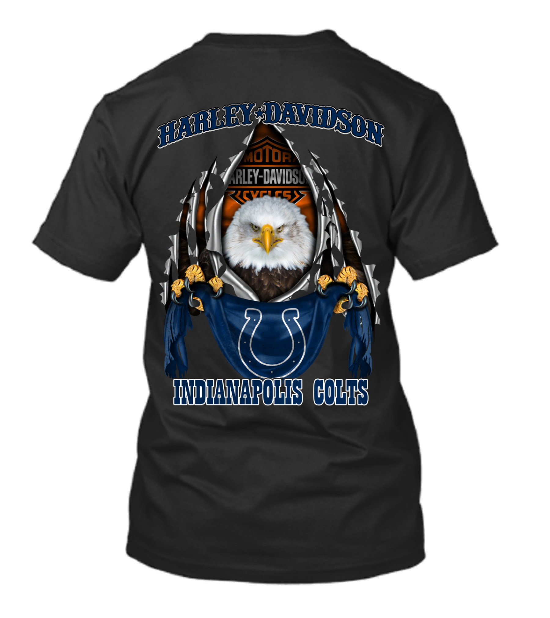Harley Davidson Motor Indianapolis Colts Eagle T-Shirt