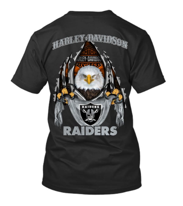 Harley Davidson Raiders Eagle Motor Harley Davidson Cycles T-Shirt