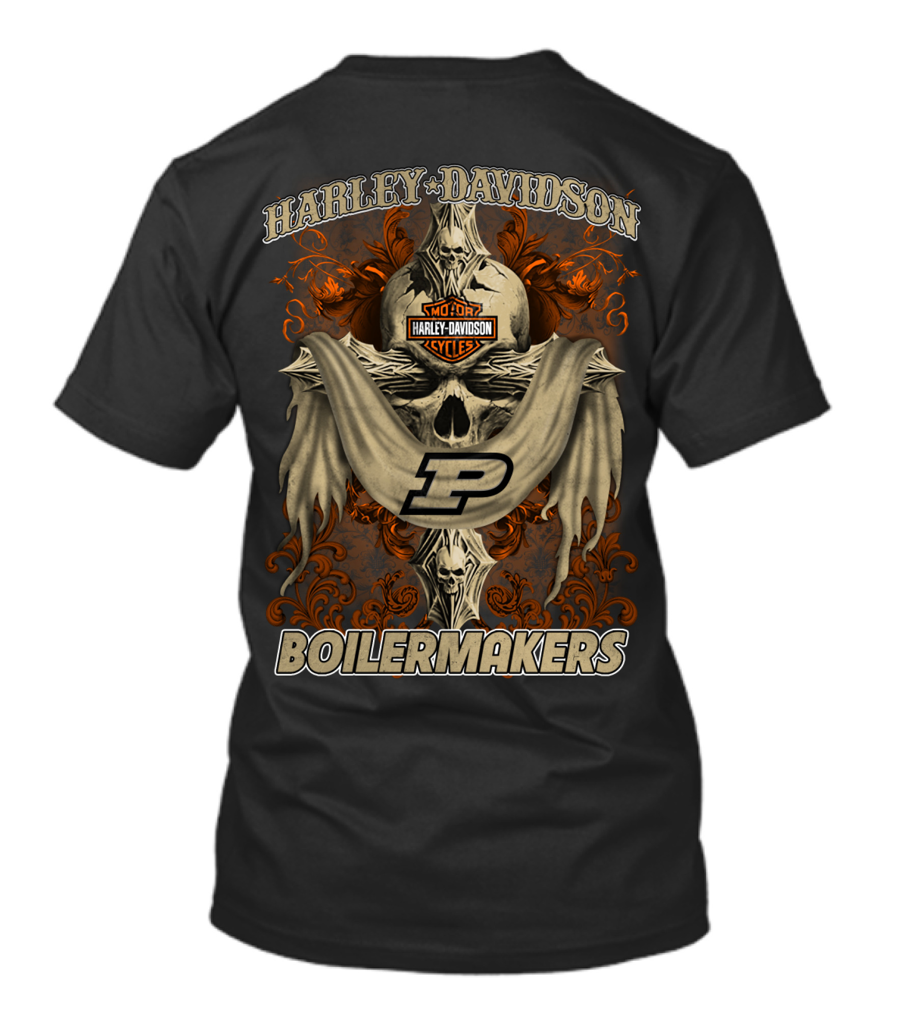 Harley Davidson Motorcycles Boilermakers Purdue T-Shirt