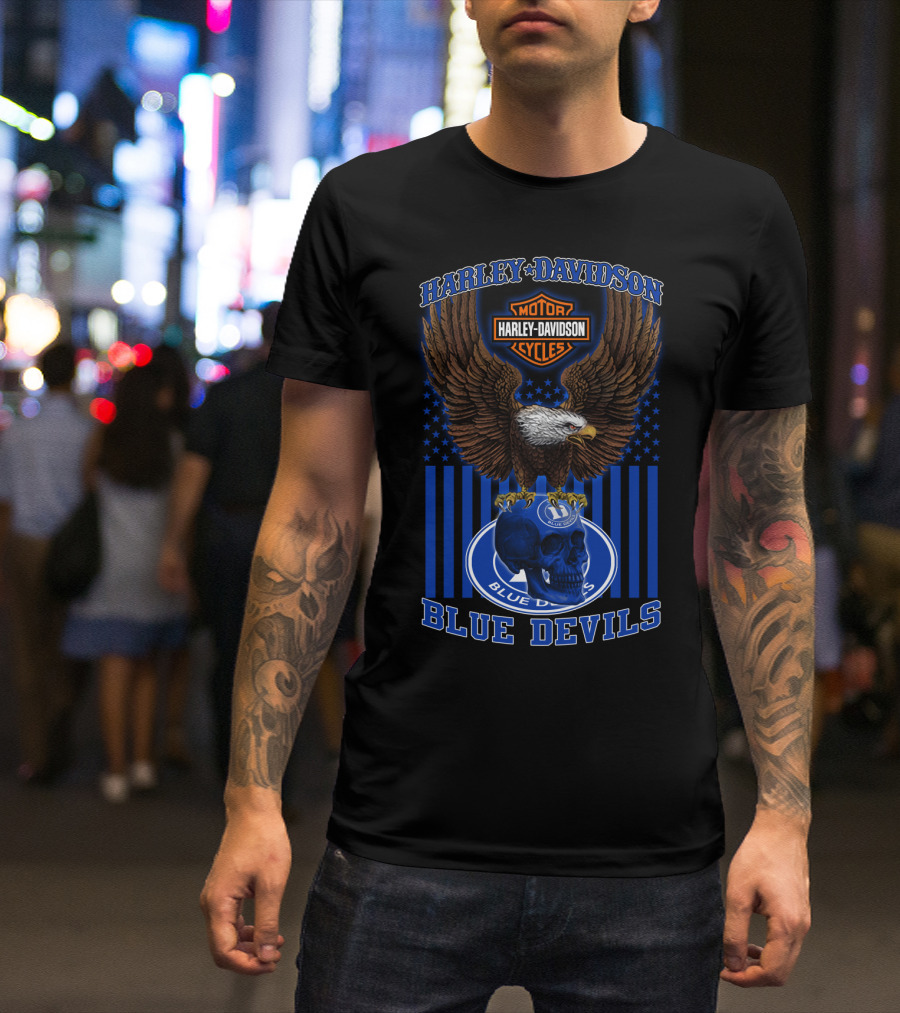 Harley Davidson Motorcycles Blue Devils Hd 04.21 T-Shirt