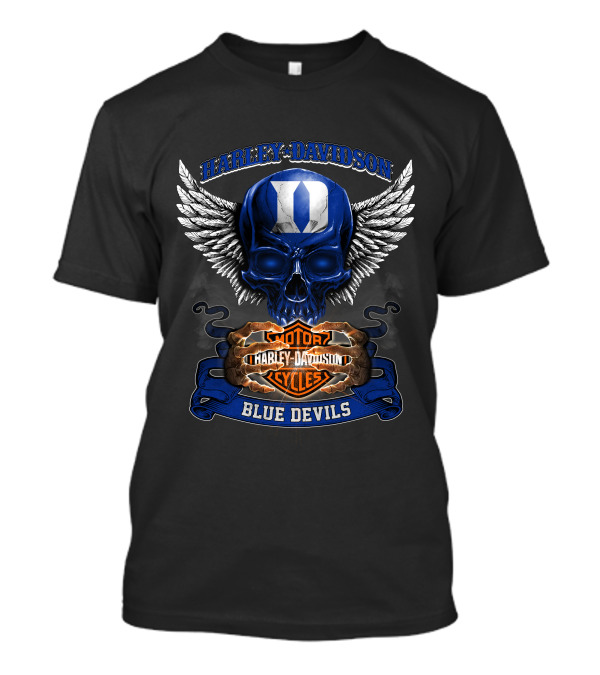 Harley Davidson Blue Devils Motorcycles Duke T-Shirt