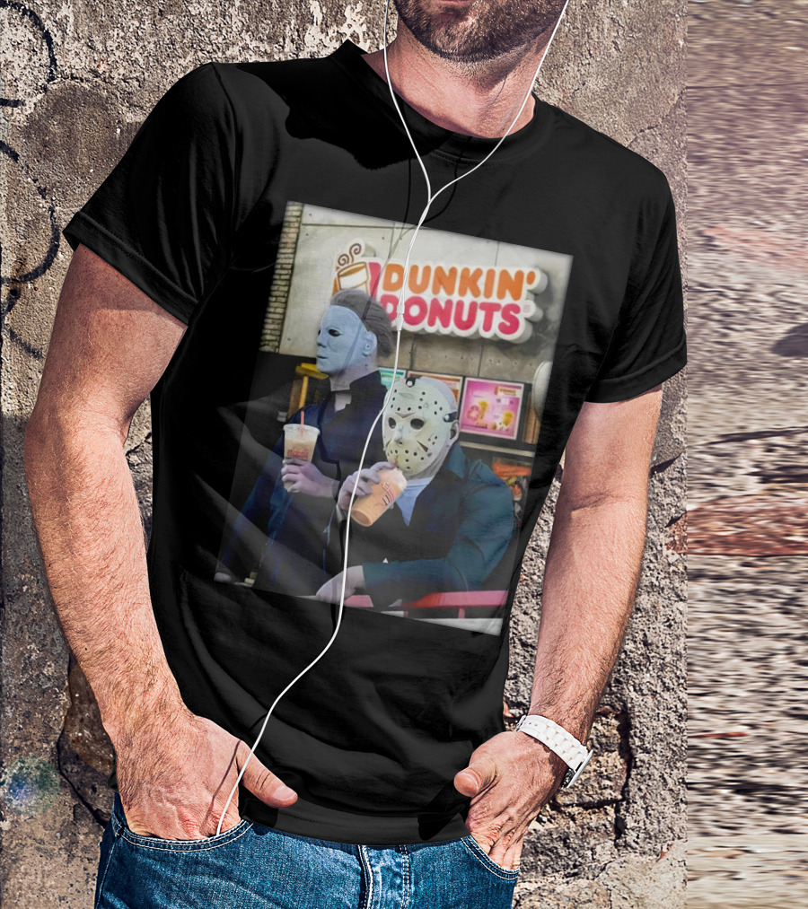 DK HLW Dunkin Donuts Michael Jason T-Shirt