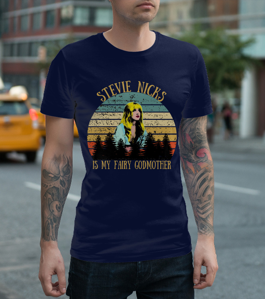Stevie Nicks Is My Fairy Godmother Vintage Love T-Shirt