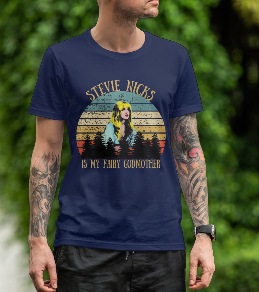 Stevie Nicks Is My Fairy Godmother Vintage Love T-Shirt
