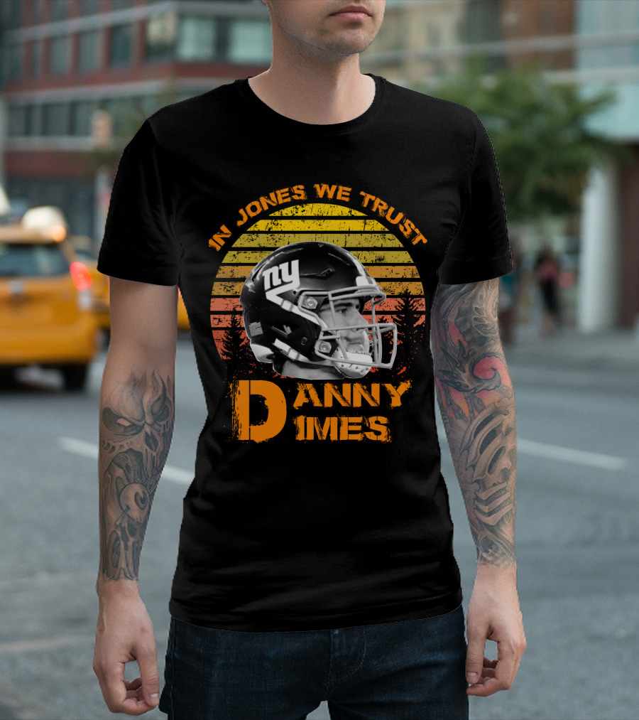 In Jones We Trust Danny Dimes NY Football QB 8 T-Shirt