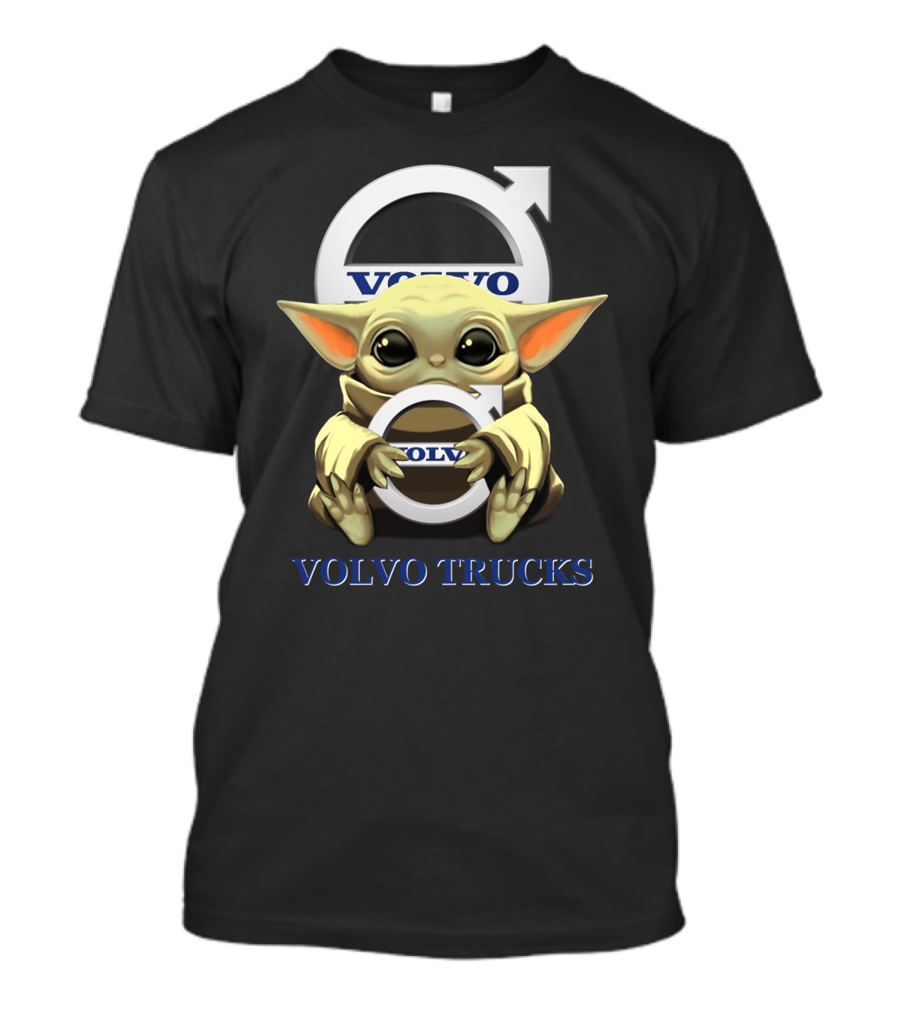 Volvo Trucks Baby Yoda Holding Volvo T-Shirt