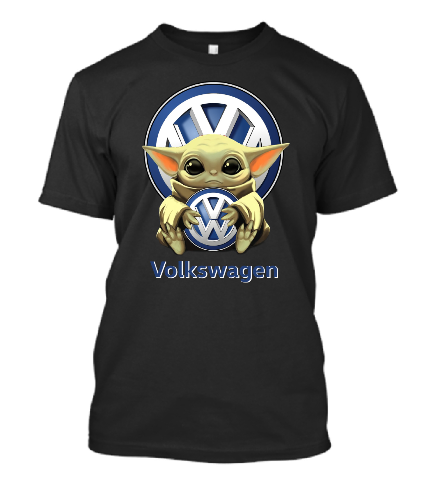 Volkswagen Baby Yoda Logo Embrace T-Shirt