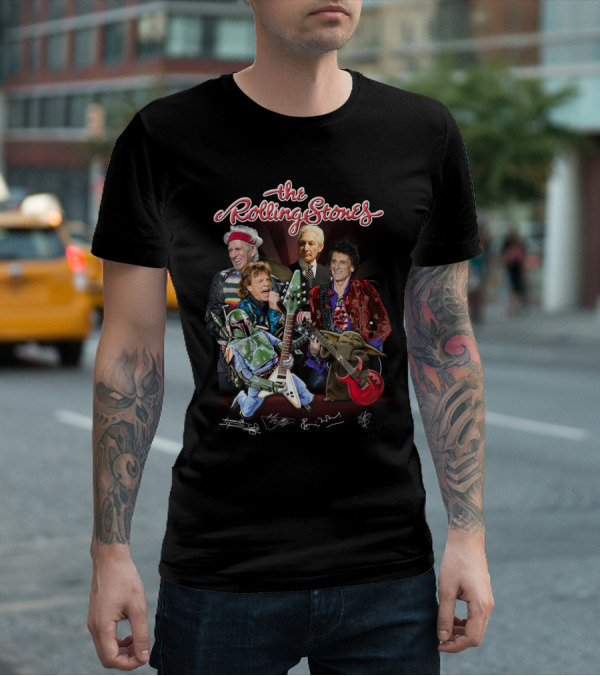 Band The Rolling Stones Star Wars Characters T-Shirt