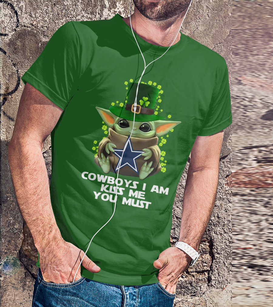Cowboys I Am Kiss Me You Must Nfl Luck Charm Star Baby T-Shirt