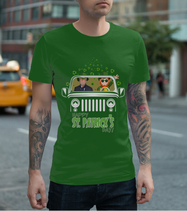 Eric Clapton Happy St. Patrick's Day 51 Jeep Green T-Shirt