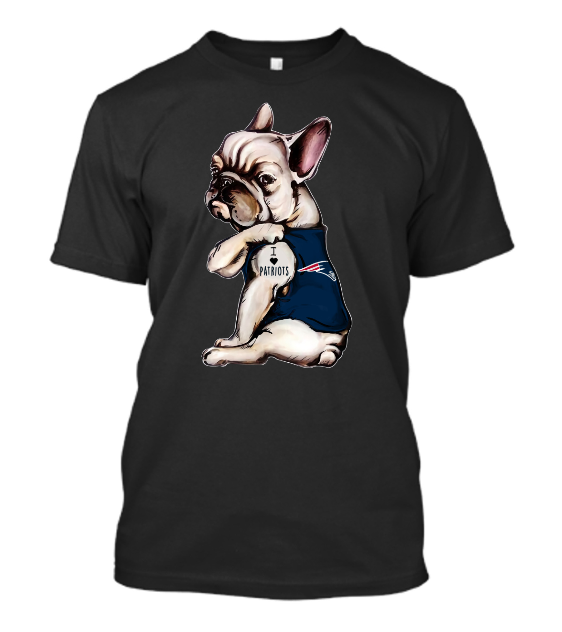 I Love Patriots New England Bulldogs Hta 20 T-Shirt