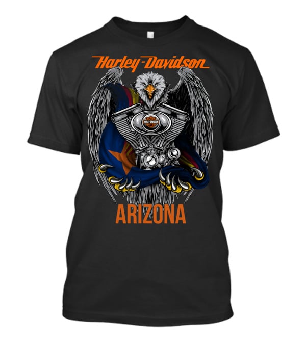 Harley Davidson Eagle Engine Arizona T-Shirt