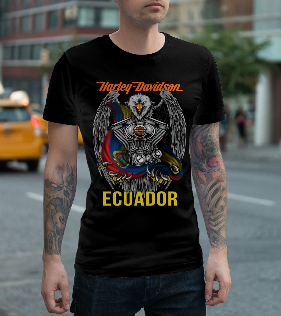 Harley Davidson Ecuador Eagle Engine T-Shirt