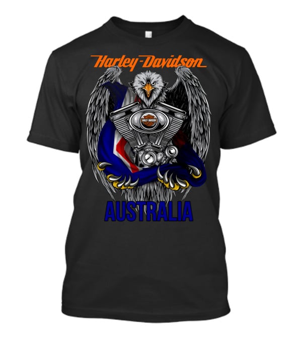 Harley Davidson Australia Eagle Engine T-Shirt