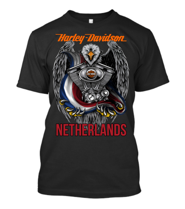 Harley Davidson Netherlands Eagle Engine T-Shirt