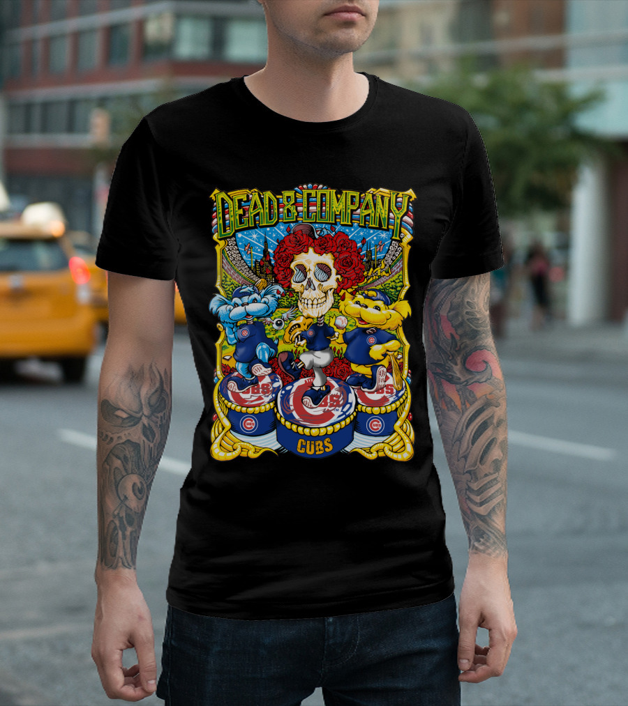 Dead & Company Cubs Mlb Collaboration T-Shirt