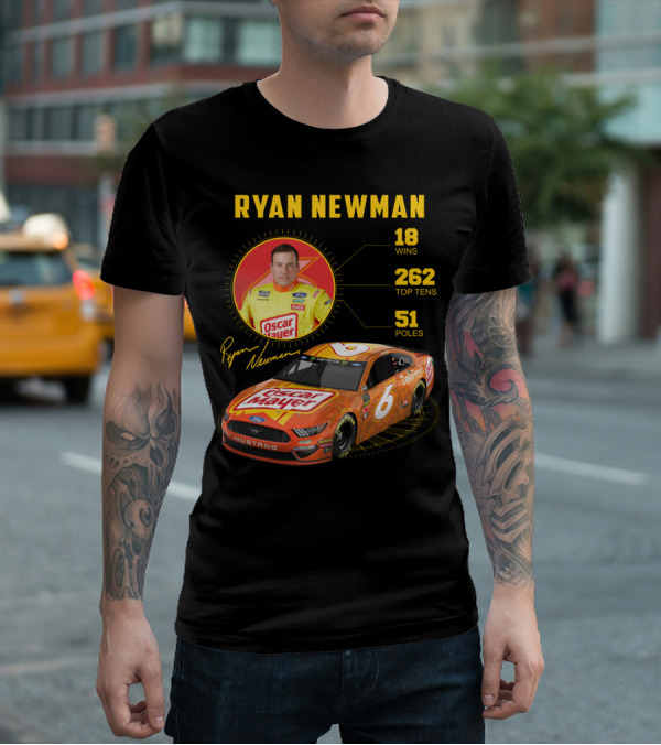 Ryan Newman Oscar Mayer Nascar 6 Wins 18 Top Tens 262 Poles T-Shirt