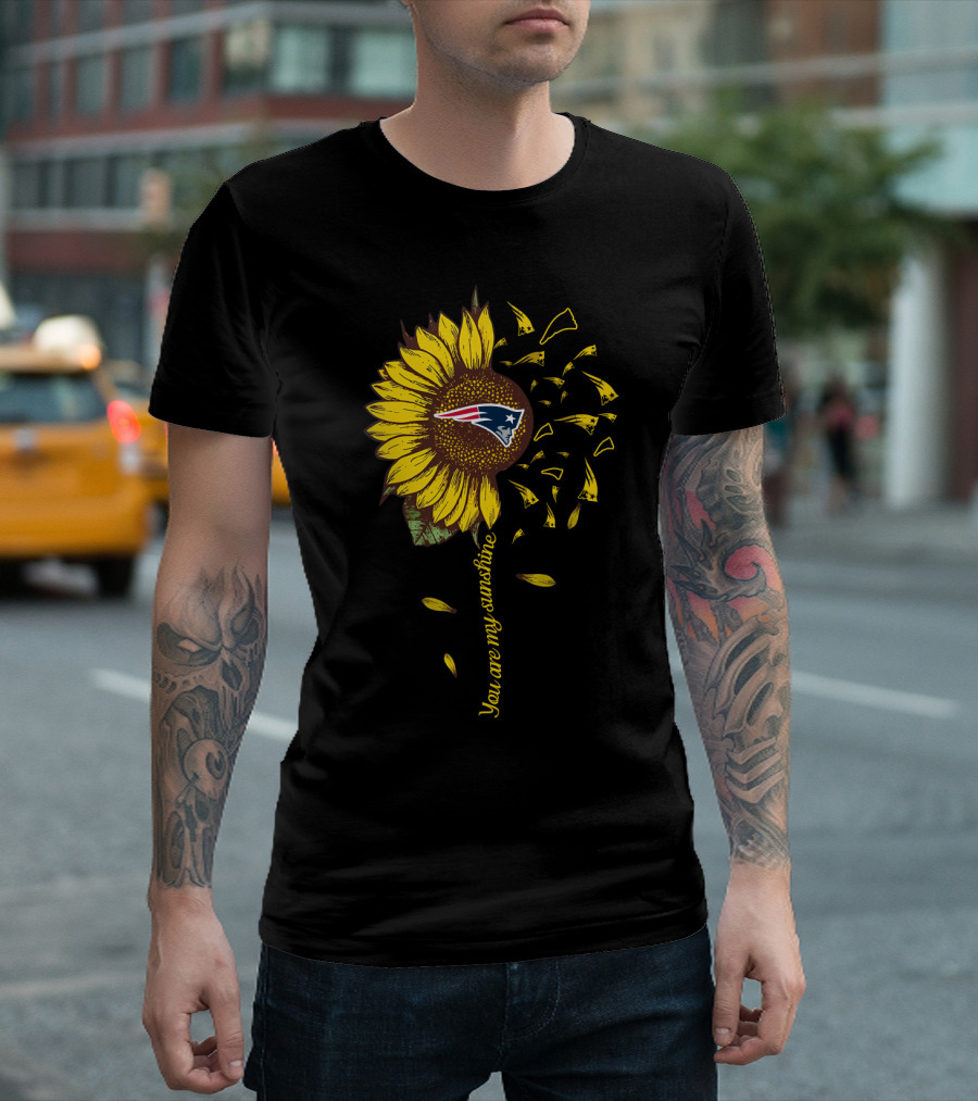 Nfl Nep You Are My Sunshine Sunflower Patriots T-Shirt