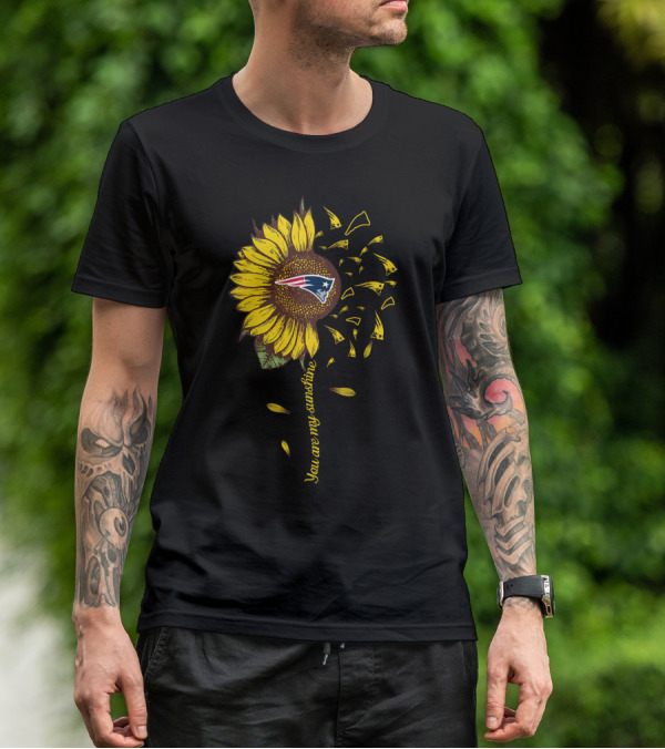 Nfl Nep You Are My Sunshine Sunflower Patriots T-Shirt