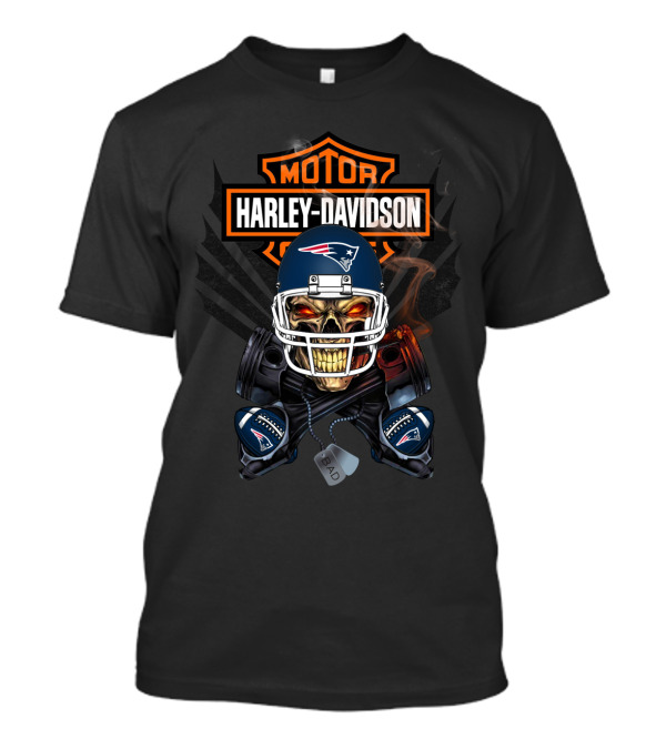 Harley Davidson Motor 106 Nfl Nep T-Shirt