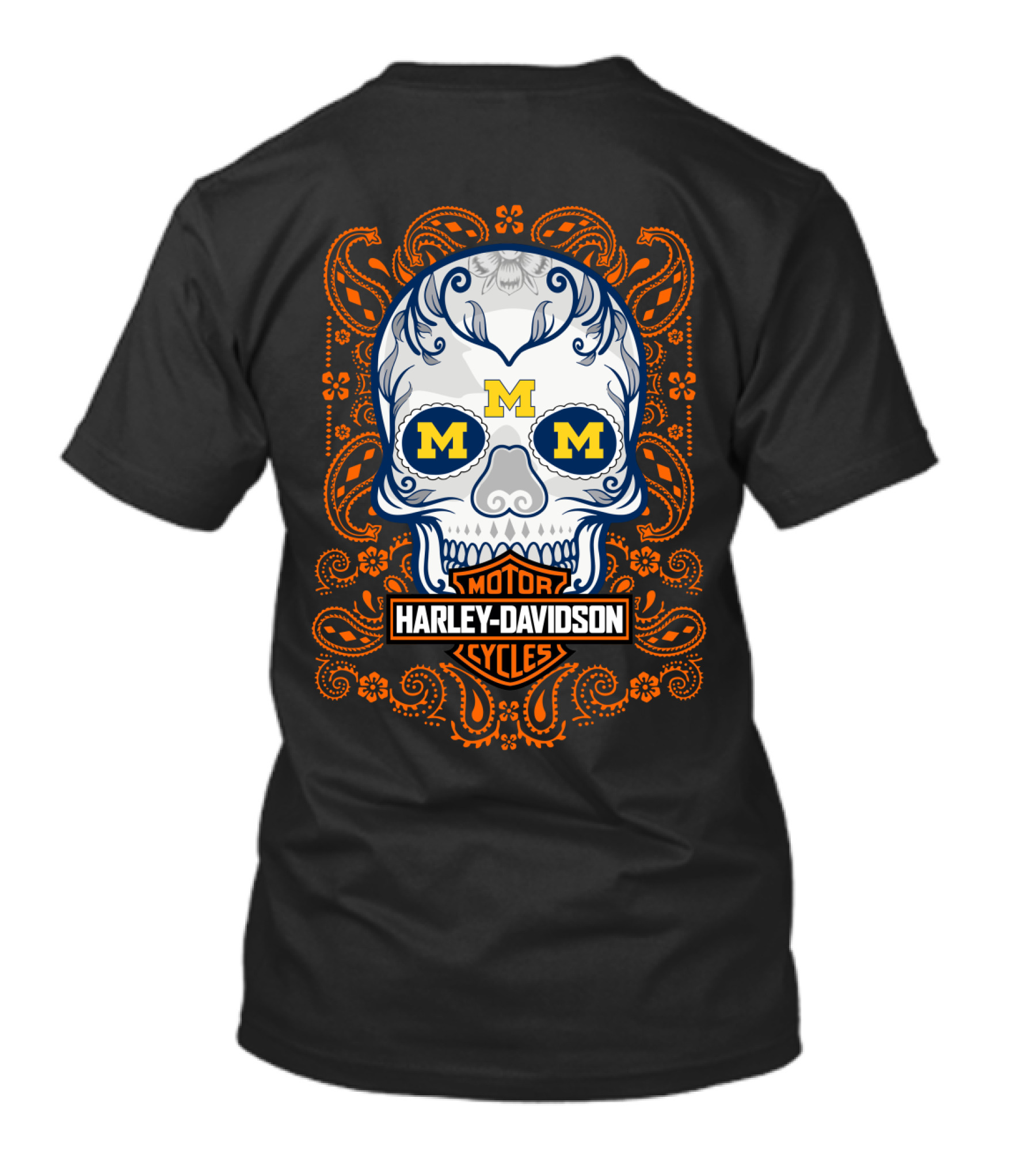 Harley Davidson Cycles Skull M M T-Shirt
