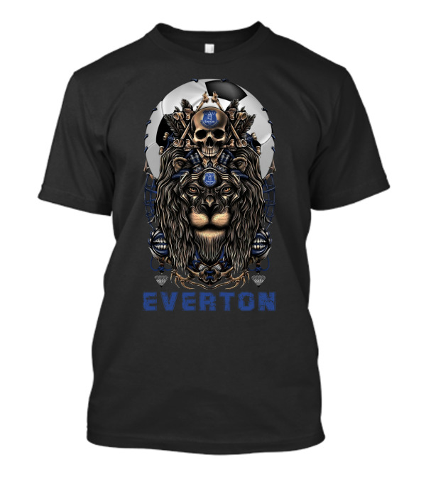 Everton 114 Nha E Lion Skull Crest T-Shirt